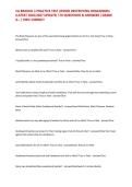 CA BRANCH 3 PRACTICE TEST &lpar;WOOD DESTROYING ORGANISMS&rpar; &lpar;LATEST 2026&sol;2027 UPDATE&rpar; 170 QUESTIONS & ANSWERS &vert; GRADE A &vert; 100&percnt; CORRECT&NewLine;