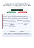 UCLA CEE 245 &ndash; Earthquake Ground Motion Characterization Practice Final Exam &vert; Questions and Answers with Detailed Explanations  & Why the Other Answers Are Wrong & References &vert; Sections 6&comma; 7 & 8