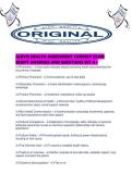 JARVIS HEALTH ASSESSMENT CORRECT EXAM SCRIPT ANSWERS AND QUESTIONS SET A&period;pdf