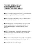 PROPHECY GENERAL ICU A V3&NewLine;BUNDLED QUESTIONS WITH&NewLine;COMPLETE SOLUTIONS GRADED