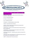 SANS 500 ACTUAL EXAMS SCRIPT ANSWERS AND QUESTIONS SET A&period;pdf