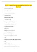 PCC Week 1 Questions with Verified Correct&NewLine;Answers