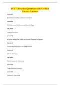 PCC-2 Practice Questions with Verified&NewLine;Correct Answers