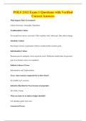 POLS 2312 Exam 1 Questions with Verified&NewLine;Correct Answers