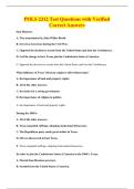 POLS 2312 Test Questions with Verified&NewLine;Correct Answers