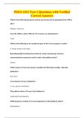 POLS 2312 Test 1 Questions with Verified&NewLine;Correct Answers