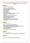 3 Pharm Tech Introduction Unit Actual Questions with Detailed&NewLine;Answers&NewLine;