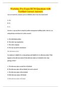 Workday Pro Exam HCM Questions with&NewLine;Verified Correct Answers