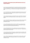 RN Pediatric Nursing Online Practice 2026 B Questions And Correct Answers Graded A&plus;&NewLine;