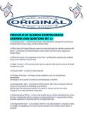 PRINCIPLES OF BANKING COMPREHENSIVE ANSWERS AND QUESTIONS SET A&period;pdf