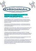PRINCIPLES OF BANKING EVALUATION TEST ANSWERS AND QUESTIONS SET A&period;pdf
