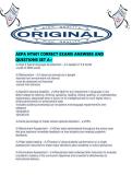 AEPA NT601 CORRECT EXAMS ANSWERS AND QUESTIONS SET A&period;p
