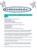 MGMA ACTUAL FINALS ANSWERS AND QUESTIONS SET A&period;pdf