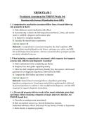 NR548 EXAM 3 Psychiatric Assessment for PMHNP&vert; Weeks 5-6&vert; Questions with Answers&vert; Chamberlain&vert; Score 100&percnt;&NewLine;