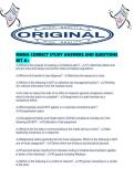 MGMA CORRECT STUDY ANSWERS AND QUESTIONS SET A&period;pdf