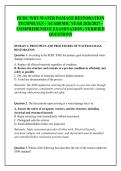 IICRC WRT WATER DAMAGE RESTORATION &NewLine;TECHNICIAN &ndash; ACADEMIC YEAR 2026&sol;2027 &ndash; &NewLine;COMPREHENSIVE EXAMINATION &vert; VERIFIED &NewLine;QUESTIONS