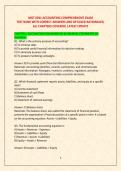 MGT 6201 ACCOUNTING COMPREHENSIVE EXAM  TEST BANK WITH CORRECT ANSWERS AND DETAILED RATIONALES&vert; ALL CHAPTERS COVERED&vert; LATEST UPDATE