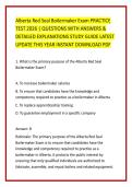 Alberta Red Seal Boilermaker Exam PRACTICE &NewLine;TEST 2026 &vert; QUESTIONS WITH ANSWERS & &NewLine;DETAILED EXPLANATIONS STUDY GUIDE LATEST &NewLine;UPDATE THIS YEAR INSTANT DOWNLOAD PDF 