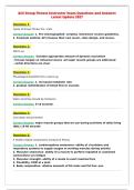 ACE Group Fitness Instructor Exam Questions and Answers&NewLine;Latest Update 2027