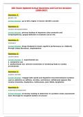 ADC Exam Updated Actual Questions and Correct Answers&NewLine;&lpar;2026-2027&rpar;