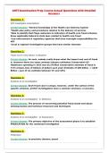 AHFI Examination Prep Course Actual Questions with Detailed&NewLine;Answers&NewLine;