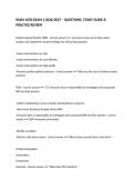 NURA 1050 EXAM 3 2026&sol;2027 &ndash; QUESTIONS&comma; STUDY GUIDE & PRACTICE REVIEW
