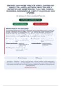 Sentinel U Advanced Practice Series &ndash; Cardiology Simulation&colon; Joseph Hoffman &vert; Heart Failure & Uncontrolled Hypertension &vert; Full Case&comma; Clinical Reasoning&comma; Diagnostics & Complete Care Plan &vert; 2026 Updated  &vert; A&plus; Guide