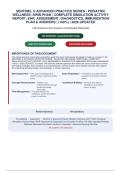 Sentinel U Advanced Practice Series &lpar;APS&rpar; Complete Bundle &vert; Pediatric Wellness&comma; Pediatric Complex & Gerontology &vert; 8 Simulation Case Studies &plus; EHR&comma; Assessments&comma; Diagnostics & Care Plans &vert; 100&percnt; Scores &vert; 2026 Updated