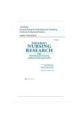 Polit & Beck&rsquo;s Nursing Research&colon; Generating and Assessing Evidence for Nursing Practice 12th &NewLine;Edition by Cheryl Tatano Beck &ndash; Chapters 1&ndash;33&comma; Complete Test Bank