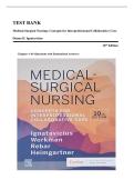Test Bank for Medical-Surgical Nursing&colon; Concepts for Interprofessional Collaborative Care 10th Edition by Ignatavicius &ndash; All Chapters 1-69 with Rationalized Answers