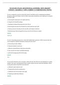NCLEX-RN EXAM &vert; QUESTIONS & ANSWERS &vert; NEW 2026&sol;2027 &NewLine;UPDATE &vert; GRADED A&plus;&vert; 100&percnt; CORRECT &lpar;VERIFIED SOLUTIONS&rpar; 