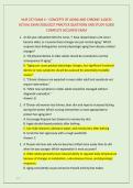 NUR 257 EXAM 4 &ndash; CONCEPTS OF AGING AND CHRONIC ILLNESS &NewLine;ACTUAL EXAM 2026&sol;2027 PRACTICE QUESTIONS AND STUDY GUIDE &NewLine;COMPLETE ACCURATE EXAM