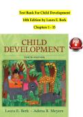 Test Bank for Child Development 10th Edition by Laura E&period; Berk &vert; Chapters 1&ndash;15