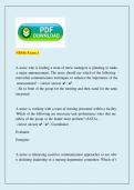 NR 446 Exam 1 2026&sol;2027 &vert; Nursing Leadership & Healthcare Management &vert; Questions & Answers