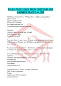 NCLEX -PN 2023EXAM STUDY QUESTIONS AND ANSWERS GRADED A&plus; 2026