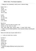 NR 446 Week 1 Physiological Adaptation 2026&sol;2027 &vert; Nursing Study Guide &vert; Questions & Answers