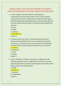 NUR 2811 EXAM &sol; ACTUAL NUR 2811 MIDTERM TEST 2026&sol;2027 &NewLine;PRACTICE QUESTIONS AND STUDY GUIDE COMPLETE ACCURATE EXAM