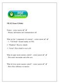 NR 412 Exam 4 Pathophysiology 2026&sol;2027 &vert; Nursing Exam Questions & Answers &vert; Study Guide