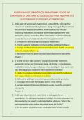 NURS 5461 ADULT GERONTOLOGY MANAGEMENT ACROSS THE &NewLine;CONTINUUM OF CARE EXAM ACTUAL 2026&sol;2027 HIGH YIELD PRACTICE &NewLine;QUESTIONS AND STUDY GUIDE ACCURATE EXAM