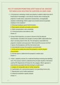 NYC CITY ASSESSOR &lpar;PROMOTION&rpar; LATEST EXAM ACTUAL 2026&sol;2027 &NewLine;TEST BANK & HIGH YIELD PRACTICE QUESTIONS ACCURATE EXAM