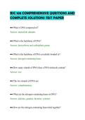 BSC 108 COMPREHENSIVE QUESTIONS AND&NewLine;COMPLETE SOLUTIONS TEST PAPER&NewLine;