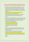 SUFFOLK COUNTY HOME IMPROVEMENT LICENSE 2026&sol;2027 EXAM &NewLine;TEST BANK & HIGH YIELD PRACTICE QUESTIONS ACCURATE EXAM