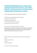 Chamberlain NR601 Midterm Exam &ndash; Primary Care of the Maturing & Aged Family Practicum &vert; Latest Update 2026&sol;2027 &vert; 200 Practice Questions & Detailed Answers &vert; NGN-Style Q&A with Rationales &vert; A&plus; Graded