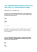 WGU C784 Applied Healthcare Statistics Pre-Assessment Exam &vert; Latest Update 2026&sol;2027 &vert; 200 Practice Questions & Detailed Answers &vert; PDF with Rationales &vert; A&plus; Graded