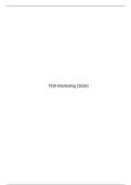 Marketing samenvatting &vert; TEW&sol; HI &vert; UA &vert; 2026&sol;27