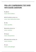 PRSA APR COMPREHENSIVE TEST PAPER&NewLine;WITH SOLVED QUESTIONS