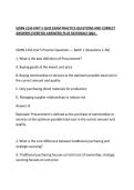 SCMN 2150 UNIT 5 QUIZ EXAM PRACTICE QUESTIONS AND CORRECT ANSWERS