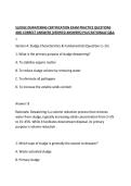 SLUDGE DEWATERING CERTIFICATION EXAM PRACTICE QUESTIONS AND CORRECT ANSWERS&period;