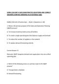 SCMN 2150 UNIT 4 QUIZ EXAM PRACTICE QUESTIONS AND CORRECT ANSWERS
