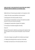 SCMN 2150 UNIT 2 QUIZ EXAM PRACTICE QUESTIONS AND CORRECT ANSWERS